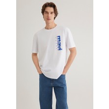 Mavi Mavi Jeans Baskılı Beyaz Tişört 0611745-620