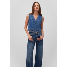Mavi Real Blue Koyu Mavi Jean Yelek 1110265-85670