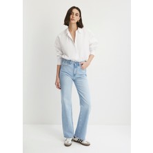 Mavi Victoria Premium Blue Açık Mavi Jean Pantolon Kadın Normal Kesim Klasik Stil Denim 101072-86476