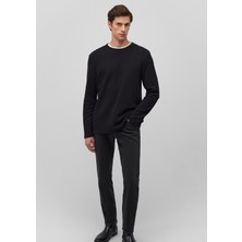 Mavi Uzun Kollu Siyah Basic Tişört 0611925-900