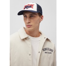 Mavi Mavi Logo Baskılı Beyaz Şapka 0911272-70069