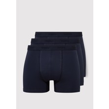 Mavi 3lü Lacivert Basic Boxer 0911414-30761