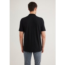 Mavi Siyah (TENCEL™) Liyosel Karışımlı Polo Tişört 0611837-900