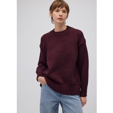 Mavi Bisiklet Yaka Bordo Kazak 1710516-70434