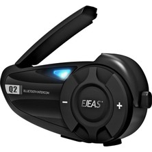 Ejeas Q2 Motosiklet Kaskı Bluetooth Interkom