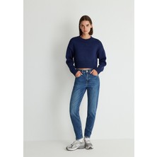 Mavi Cindy Classic Denim Gölgeli Koyu Mavi Jean Pantolon 100277-87925