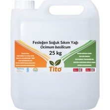 Fesleğen Soğuk Sıkım Yağı Ocimum Basilicum 25 kg