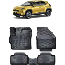 Rizline Toyota Yaris  Cross 2022+ 3D Havuzlu Papsas Siyah