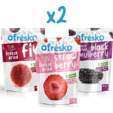 Ofrésko Mix Dondurularak Kurutulmuş Incir - Karadut - Çilek (x2)
