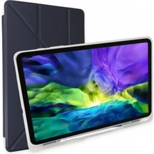 TEKNETSTORE Samsung Galaxy Tab S10+ Plus 12.4" Kalem Bölmeli Uyku Modlu Arkası Silikon Kapak Kılıf