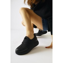 Papuçcity Fendii 02994 Bağcıksız Yüksek Taban Kadın Spor Ayakkabı