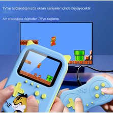 3.5 Inç 500 Taşınabilir Çift El Oyuncu Mini Retro Konsolu Tv Oyunu Kutusu Klasik