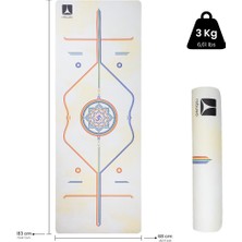 Rebuwo Hizalama Desenli Pu Kauçuk Luxury Yoga Mat