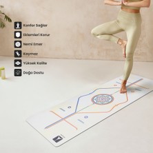 Rebuwo Hizalama Desenli Pu Kauçuk Luxury Yoga Mat