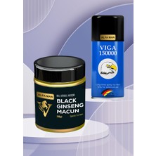 Black Ginseng Erkek Performanss Macunu 240 gr ve VGA 150000 Geciktirmeye Yardımcı Sprey