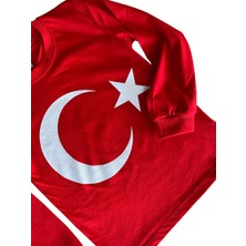 Limoon Çocuk Ay Yıldız Türk Bayraklı Uzun Kollu T-Shirt 23 NISAN29 EKIM19 Mayıs Gösteri Atatürk