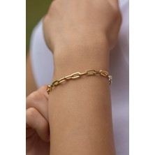 ÇGK KUYUMCULUK 14 Ayar Ataç Altın Bileklik 14BLK0022