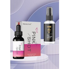 Provocative Kadın İçin Pink Shot Damlası 30 ml + Pro Longer Sprey 50 ml