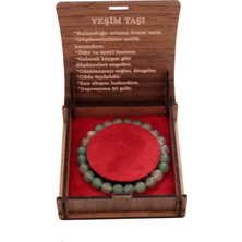 Taru Pasaj "el Yapımı 8 mm Yeşim Taşı Bileklik – Huzur ve Denge Için Özel Hediye"