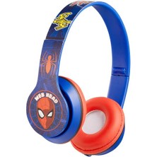 Volkano Bluetooth Kulaklık Marvel Spiderman Örümcek Adam Mikrofonlu Kablosuz Çocuk Kulaklığı Lisanslı MV-2004-SMV