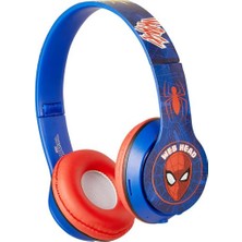 Volkano Bluetooth Kulaklık Marvel Spiderman Örümcek Adam Mikrofonlu Kablosuz Çocuk Kulaklığı Lisanslı MV-2004-SMV