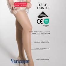 Varicease 2131 Varicease Glamour 70 Den Diz Üstü Uyluk Boyu Kapalı Burun Destek Çorabı