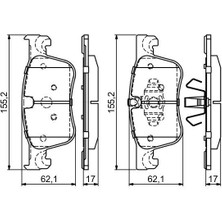 Oek Fren Balatası Ön C4 Grand Pıcasso 13&Gt; C4 Pıcasso 13&Gt;