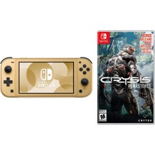 Nintendo Switch Lite Hyrule Edition (Özel Sürüm) Sıfır Oyun Konsolu + Crysis Remastered Oyunlu Bundle