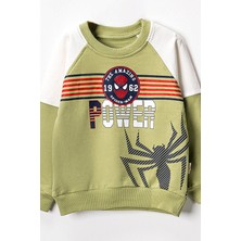 Lusana  50624 3-7 Yaş Power Spıderman Baskılı Erkek Çocuk  Takım