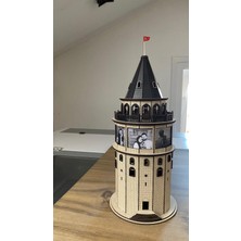 Lumos Dekor Dekoratif Galata Kulesi Maketi - 7 Adet Fotoğraf Alanı ile Anılarınızı Sergileyin
