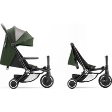 Smartrike Traveler Hepsi Bir Arada Aktif Kabin Boy Bebek Arabası ve Bisiklet (6 Ay – 4 Yaş) - Forest Green