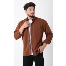 Stil Kombin Çift Cep Kapaklı Örme Gömlek Xc U16805_40335
