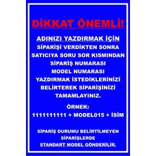 Oto Plakalık Kişiye Özel Isimli Takmatik UV Kabartmalı Siyah 2 Adet