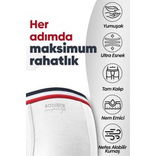 Bozface Erkek Çocuk Iç Çamaşırı Bokser Boxer Üç Adet BEYAZ ÜÇLÜ 2-3 YAŞ