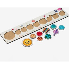 Wentt Montessori Gezegenler Puzzle