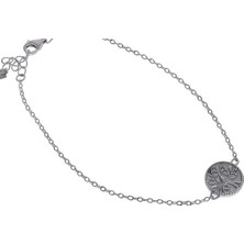 Celikchi Kadın Hayat Ağacı Model Gümüş Bileklik