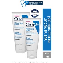 CeraVe Nemlendirici Krem Kuru ve Çok Kuru Ciltler 177 ml 2 Adet