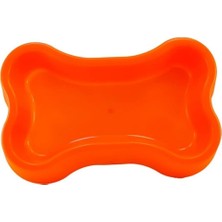 Home Kemik Şekilli Plastik Köpek Mama Kabı Renklerde Fark Ola Bilir
