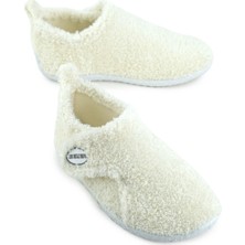 Gezer Kışlık Kız Çocuk Peluşlu Rahat Taban Cırt Cırtlı Ayarlanabilir Ev Okul Kreş Panduf Ayakkabı