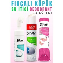 Silver Su İtici Sprey + Fırçalı Köpük + Kadın Deodorant 3'lü Set