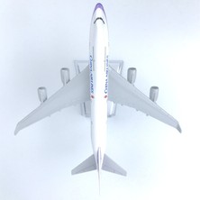 Mocho Tayvan Çin Boeing 747 16CM Alaşım Uçak Modeli (Yurt Dışından)