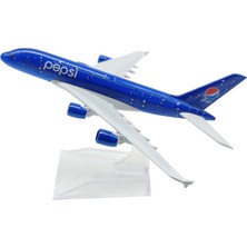 Mocho Pepsi Airbus 380 16CM Alaşım Uçak Modeli (Yurt Dışından)