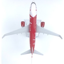 Mocho Airasia 737 16CM Alaşım Uçak Modeli (Yurt Dışından)