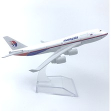 Mocho Malaysia 747 16CM Alaşım Uçak Modeli (Yurt Dışından)