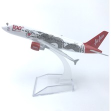 Mocho Airasia A320 16CM Alaşım Uçak Modeli (Yurt Dışından)