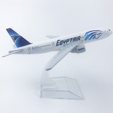 Mocho Egyptair Boeing 777 16CM Alaşım Uçak Modeli (Yurt Dışından)