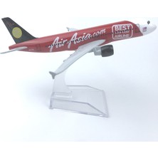 Mocho Malaysia Airasia 16CM Alaşım Uçak Modeli (Yurt Dışından)