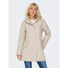 Only ONLSALLY RAINCOAT OTW NOO Bej Kadın Mont