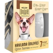 Doggie Premium Köpek Eğitim Tasması Beyaz  S -M