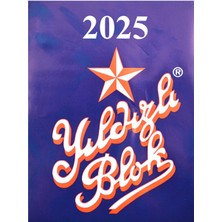 Yıldız Blok Yıldızlı Blok Delikli Masa Takvimi 2025 1 Adet